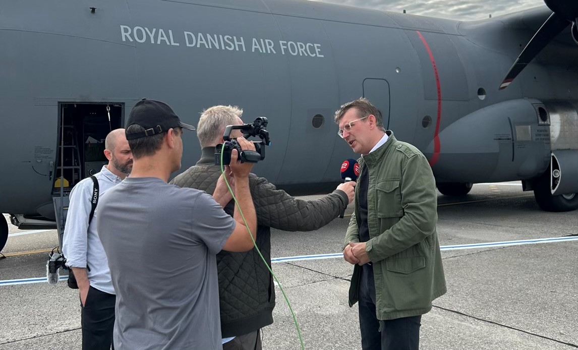 Forsvarsminister Troels Lund Poulsen besøger KFOR