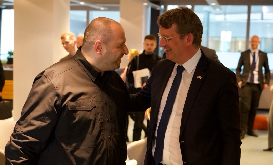 Møde med Rustem Umerov i Bruxelles