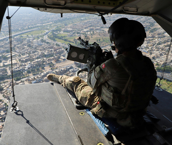 De danske soldater i Estland på markeringsstyrke i 2. Estiske Brigades øvelse.